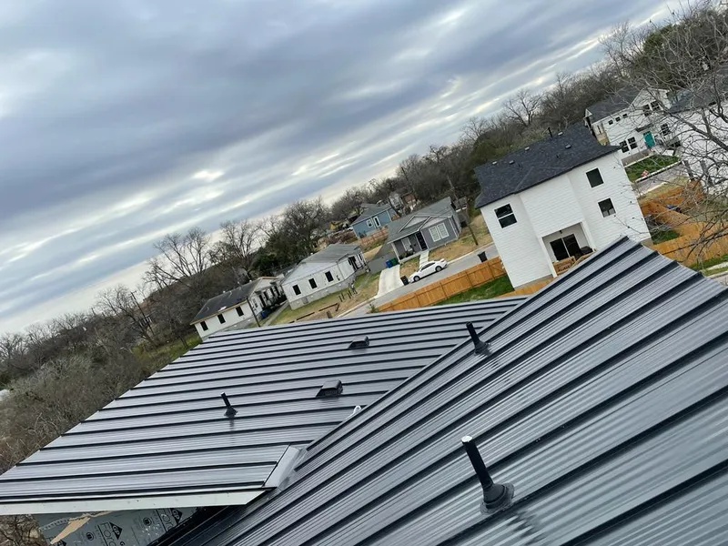 Standing seam metal roof panels with vents for Skylight Repair in Suffield